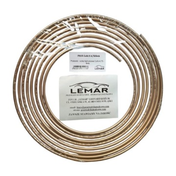 PRZEWÓD - RURA - RURKA HAMULCOWA MIEDZIONIKLOWA fi-4,75/0,71 5mb -DIN*ISO