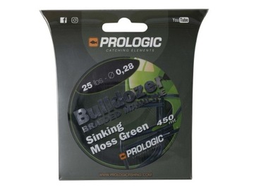 PROLOGIC Bulldozer Braid 450m 11,3kg 0,28mm Moss Green - plecionka