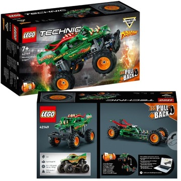 ZABAWKA LEGO TECHNIC MONSTER JAM SAMOCHODY DLA 7, 8, 9 LATKA+ NA PREZENT
