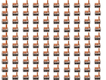 KOSTKA ZŁĄCZKA SZYBKOZŁĄCZKA NA PRZEWÓD LINKĘ ŁĄCZNIK NA 3 KABLE 0,08-4 mm²