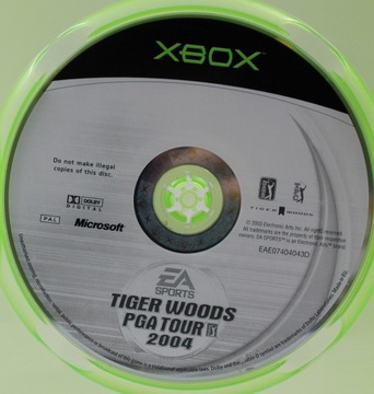TIGER WOODS PGA TOUR 2004 XBOX