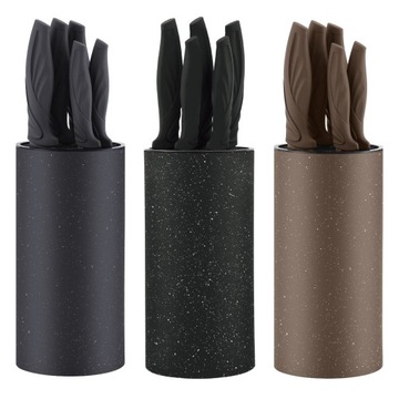 ЭЛЕГАНТНЫЕ НОЖИ В БЛОКЕ НАБОР КУХОННЫХ НОЖЕЙ КУХОННЫЕ НОЖИ ПОДСТАВКА ЦВЕТА