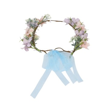 Повязка на голову с цветочным принтом, регулируемая, элегантная