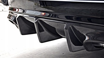 MERCEDES C63 AMG W204 УГЛЕРОДНЫЙ ДИФФУЗОР БАМПЕРА