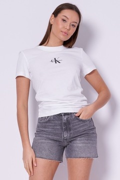 T-shirt biały CALVIN KLEIN JEANS L