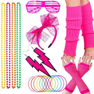 80 -е годы 80 -х годов ретро неоново -машни