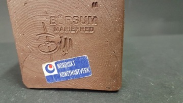 Старая керамическая бутылка Min Flaska винтажный дизайн