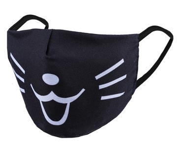 MASKA MASECZKA COTTON STREETWEAR CAT SUBLIMACJA