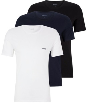 Hugo Boss Komplet 3 t-shirtów Classic 50475284-984 Kolorowy Regular Fit L