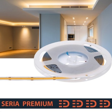 Taśma LED 24V COB 384led 3000K 10W/m 950lm 5m