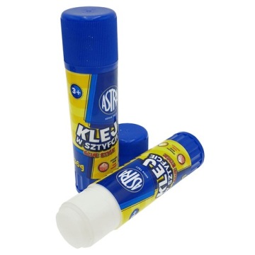 Клей-карандаш astra 21g школьный клей для бумаги и картона без растворителей