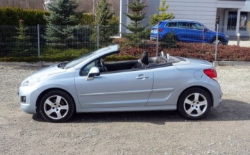 Peugeot 207 CC 1.6 VTi 120KM 2010 Peugeot 207 CC 1.6 120KM Kabriolet Zarejestrowany Klima Grzane fotele 1.6, zdjęcie 15