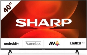 Sharp 40FH2EA 40-дюймовый светодиодный телевизор 1920x1080 Full HD Android TV Dolby Digital