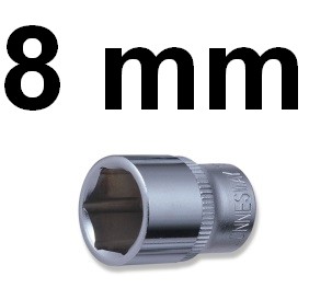 Nasadka 1/4'' 6-kątna 8mm S04H2108 Jonnesway