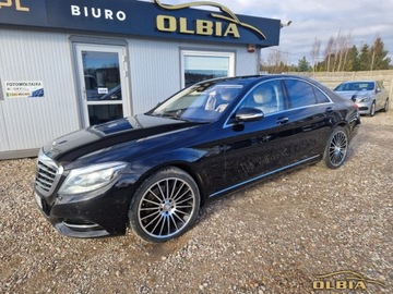 Mercedes Klasa S W222 Limuzyna 350 Blue TEC 258KM 2014 Mercedes-Benz Klasa S S350 CDI Bi-Xenon Panorama dach , Skory, Zadbany, zdjęcie 2
