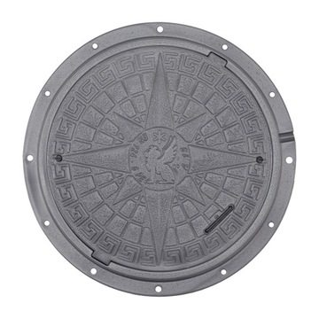 Крышка с монтажным конвертом Крышка Люк для септика Колодец Ø800/600 ПЭ 5 тонн