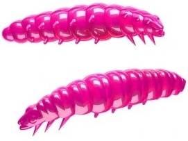 Libra Lures Przynęta Larva 019 Hot Pink Bez aromatu 4,5cm 1 szt.