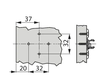 Крестовая направляющая WURTH Tiomos 1D H02 50 шт.