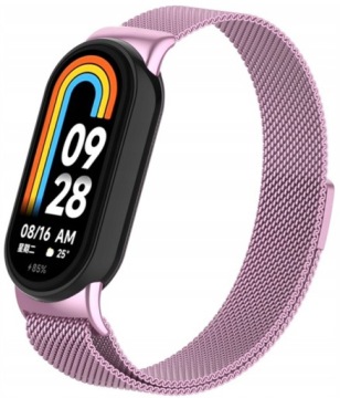 PASEK BRANSOLETA OPASKA DO SMARTBAND XIAOMI MI BAND 8/9 - ROSE PINK