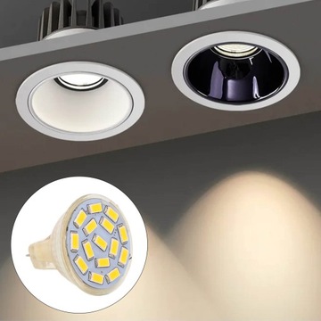 6шт светодиодная лампа GU4 270LM 15LED лампа