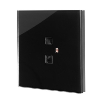 Комплект лестничного контроллера RCL-LED GOLD, датчика расстояния RG_1_GLASS_BLACK