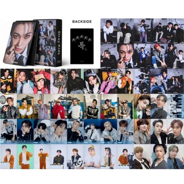 55 шт./компл. фотокарточек Kpop Stray Kids 2023 МУЖЧИНА