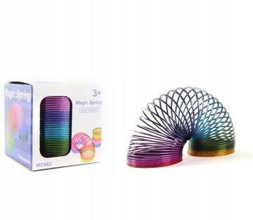 KOLOROWA MAGICZNA SPRĘŻYNA MAGIC SPRING SPRĘŻYNKA