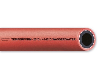Wąż do form wtrysk 9,5 x 18 TEMPERFORM red 20mb