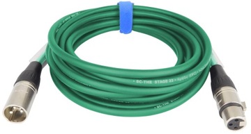 SOMMER STAGE ZIELONY KABEL MIKROFONOWY XLR 2m