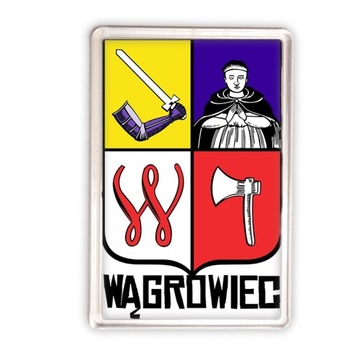 magnes akrylowy Wągrowiec herb