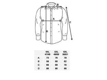 DUŻA KOSZULA MĘSKA GRANATOWA W KWIATY RAYON JEDWABNA 5XL 49/50 KW118