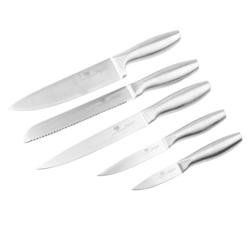 НАБОР ПРОФЕССИОНАЛЬНЫХ КУХОННЫХ НОЖЕЙ ИЗ НЕРЖАВЕЮЩЕЙ СТАЛИ 5 шт.
