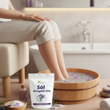 ЭПСОМ СОЛЬ ДЛЯ ВАННЫ ДЛЯ НОГ С МАСЛОМ ЛАВАНДЫ