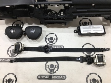 SKODA FABIA 3 III ПЕРЕДНЯЯ ПАНЕЛИ КОНСОЛЬ AIRBAG ORG