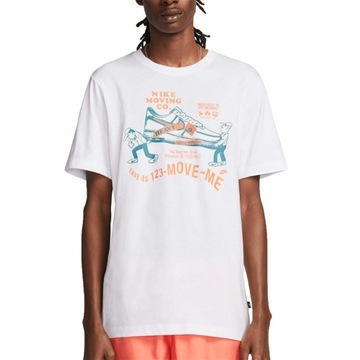 Nike T-Shirt AF1 Rozmiar S Biały - DZ2848-100