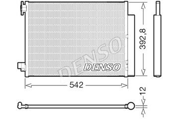 DENSO KONDENZÁTOR KLIMATIZACE DACIA DOKKER EXPRESS MINIVAN