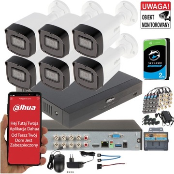 MOCNY zestaw do Monitoringu PLACU DAHUA 8MPX IR80