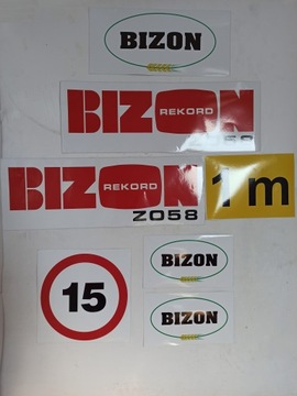 Naklejka naklejki BIZON REKORD Z058 kpl