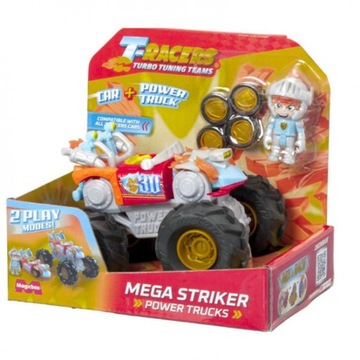 T-RACERS POWER TRUCKS MEGA STRIKER + KIEROWCA 8026
