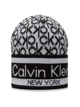 Komplet czapka, szalik Calvin Klein BEANIE + SCARF J 30X180 r. uniwersalny