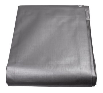 Брезент 2х2 ТОЛСТЫЙ Серебристый-Черный 260г Морозостойкий Водонепроницаемый УФ+++
