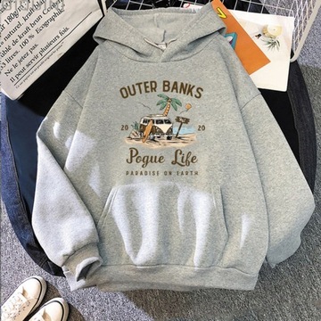 СВИТШОТ Outer Banks Толстовка Мужская мода пальто Outer Ba