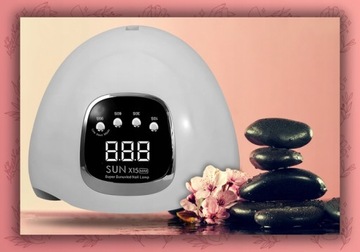 СВЕТОДИОДНАЯ ЛАМПА ДЛЯ НОГТЕЙ УФ 280ВТ 66 ДИОДОВ ГИБРИДНЫЕ ГЕЛИ SUN X15 Max