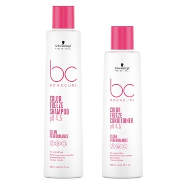 Schwarzkopf BC Color Freeze szampon odżywka