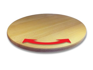 DESKA obrotowa bambusowa 35cm do pizzy serów 22068