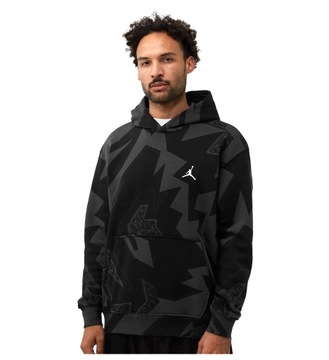 Jordan Nike CIEPŁA BAWEŁNIANA męska bluza KANGURKA FLEECE z kapturem