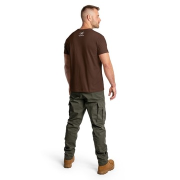 Koszulka T-Shirt TigerWood Róża Wiatrów Brown S