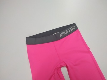 NIKE PRO ELASTYCZNE LAJKRY SPODENKI 3/4 r. XS