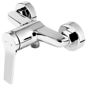 BATERIA PRYSZNICOWA ŚCIENNA CHROM FDESIGN SEPPIA