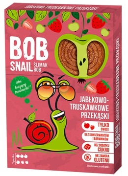 Przekąska Owocowa BEZ CUKRU Truskawka Ślimak Bob